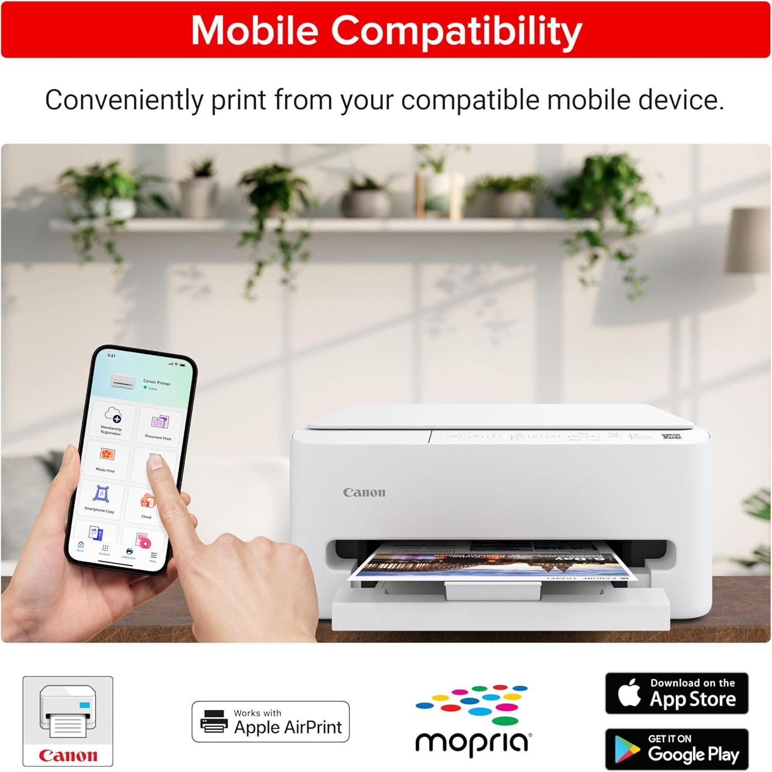 Canon PIXMA TS4320 Wireless Color Inkjet Printer for Duplex Printing