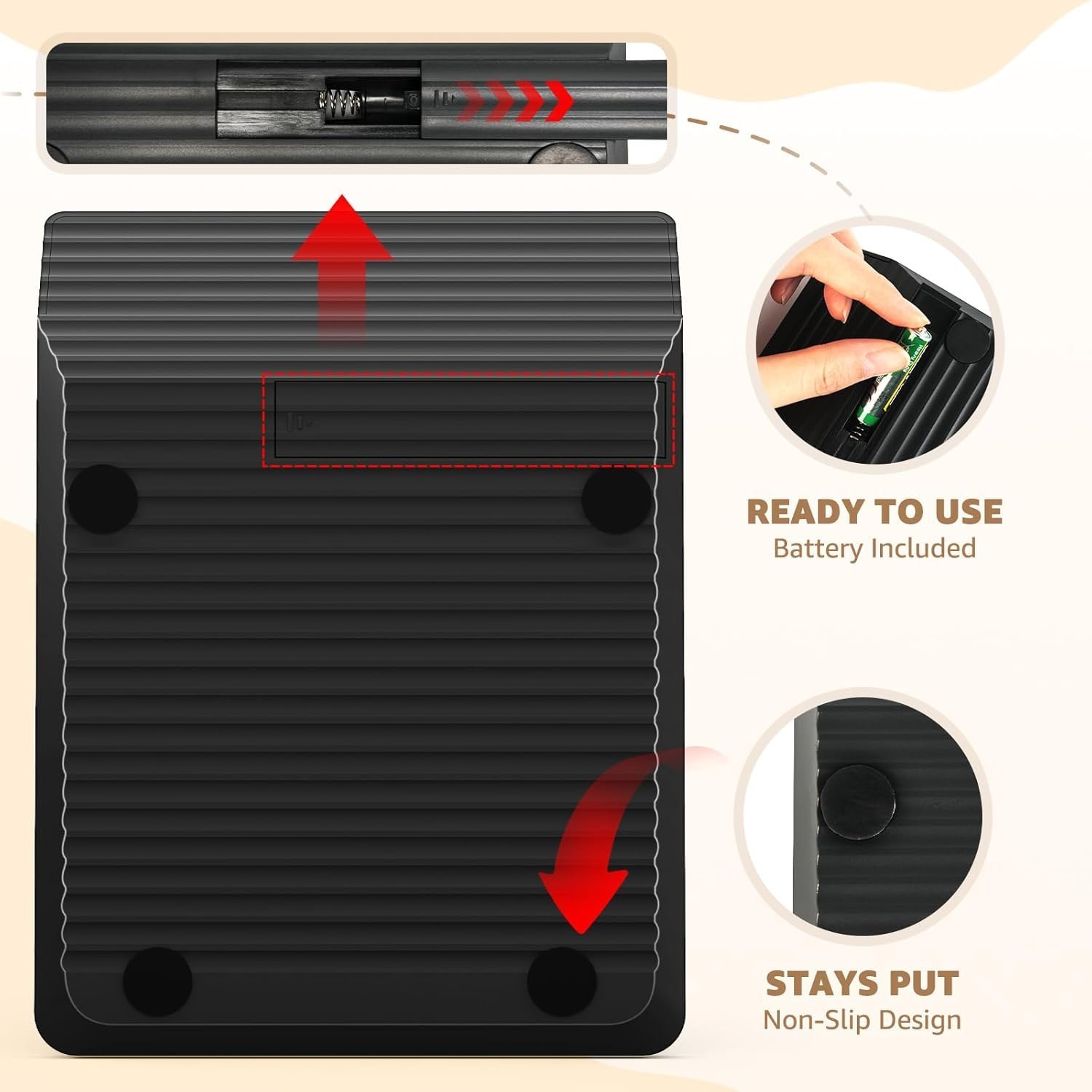 Calculators Desktop, 2026 Upgrade 14 Digit Large Size Calculator with 5-Inch LCD Display and Solar Power