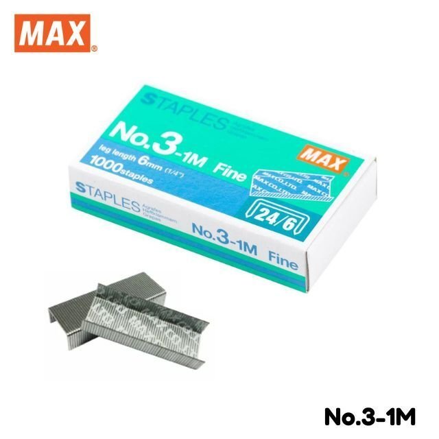 Max Staples NO:3-1M Refill (2 boxes)